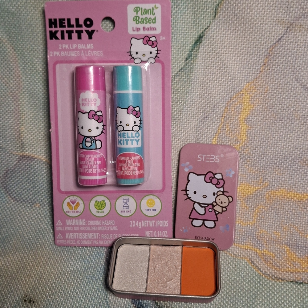 Hello Kitty Lip Balm and Eyeshadow Set